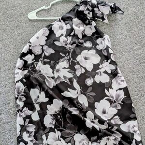 Express one shoulder floral dress